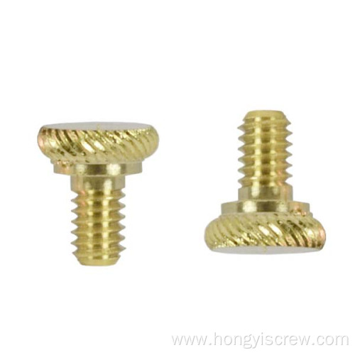 Stainless Knurled Shoulder Thumb Screws M5